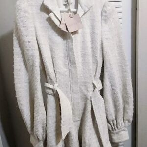 Saulee Romper In Ivory